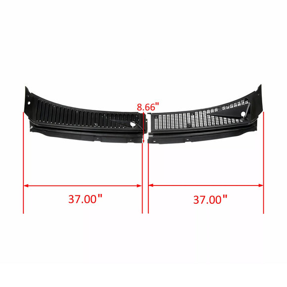 1999-2007 Ford F250 F350 F450 F550 Windshield Wiper Cowl Vent Grille 3C3Z-25022A68-AAA 4C3Z-25022A69-AAA