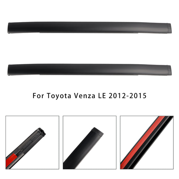 2 uds moldura por goteo de techo moldura izquierda  &  goma lateral derecha para Toyota Venza LE 2012-2015/Toyota Venza Base 2009-2011