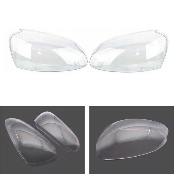 2PCS Front Headlight Lens Headlamp Clear Cover 1K6941005S For VW Golf 5 MK5 2005-2009