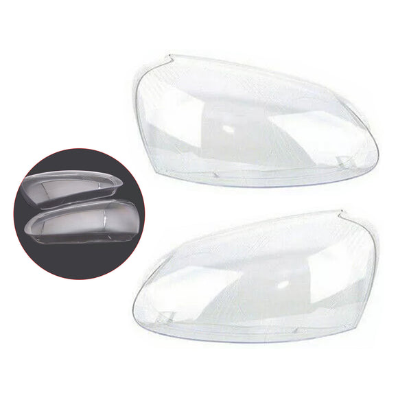 2PCS Front Headlight Lens Headlamp Clear Cover 1K6941005S For VW Golf 5 MK5 2005-2009