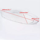 2PCS Clear Headlight Lens Cover Headlamp Left+Right For BMW X5 E70 2007-2013-6