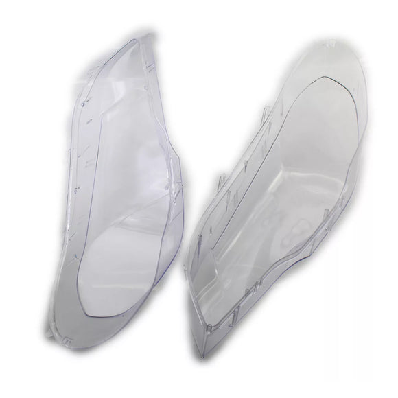 2PCS Clear Headlight Lens Cover Headlamp Left+Right For BMW X5 E70 2007-2013
