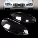 2kpl kirkas ajovalon linssin suojus ajovalo vasen+oikea malliin BMW E71 X6 2008-2014-3
