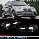 2kpl kirkas ajovalon linssin suojus ajovalo vasen+oikea malliin BMW E71 X6 2008-2014-1