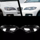 2kpl kirkas ajovalon linssin suojus ajovalo vasen+oikea malliin BMW E71 X6 2008-2014-5