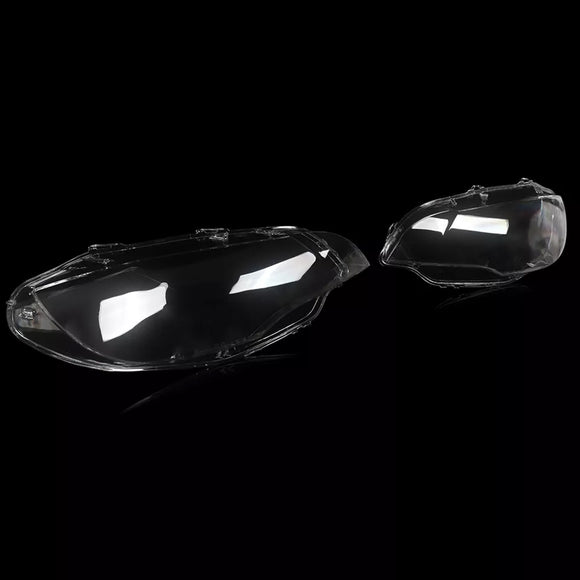 2kpl kirkas ajovalon linssin suojus ajovalo vasen+oikea malliin BMW E71 X6 2008-2014