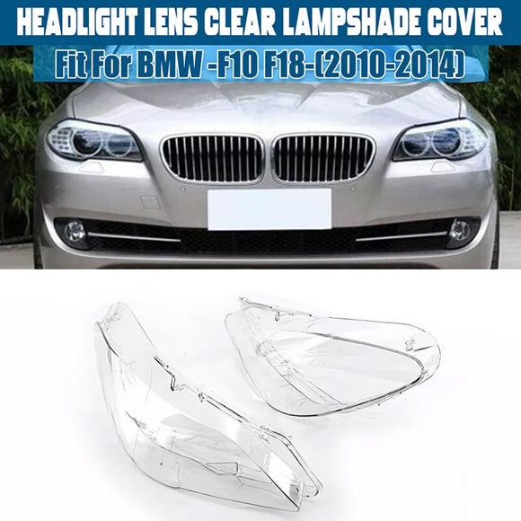 2 stuks koplampkapjes voor L&R 63117271912 63117271911 Voor BMW 5 F10 F11 F18 2010-2013