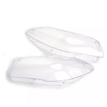 2 pièces Cache-lentille de phare avant, abat-jour L&R 63117271912 63117271911 Pour BMW Série 5 F10 F11 F18 2010-2013