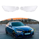 2 Stück Xenon-Scheinwerfer-Scheinwerfer, klare Linsenabdeckung für BMW 3er F30 2016–2018-1