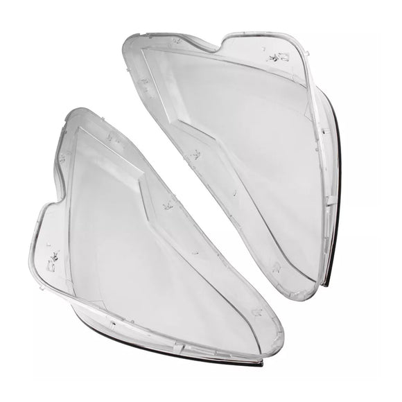 2 Stück Frontscheinwerfer-Linsenabdeckungen für Mercedes-Benz C-Klasse W204 2011-2015