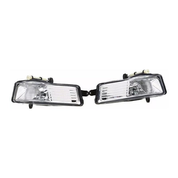 Pair Front Bumper Driving Fog Light Lamps For Audi A6 Avant 4F C6 2009-2011