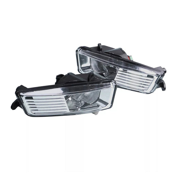 Pair Front Bumper Driving Fog Light Lamps For Audi A6 Avant 4F C6 2009-2011