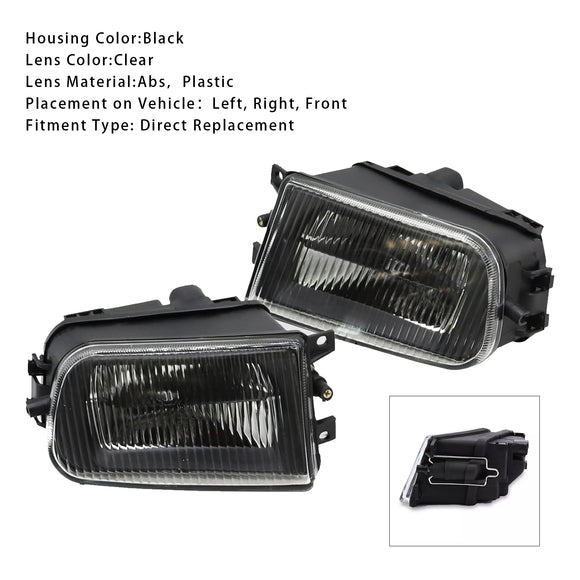 Pair Front Bumper Fog Light Lamps Without Bulbs For BMW E39 5-Serise 1995-1998