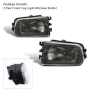Pair Front Bumper Fog Light Lamps Without Bulbs For BMW E39 5-Serise 1995-1998-8