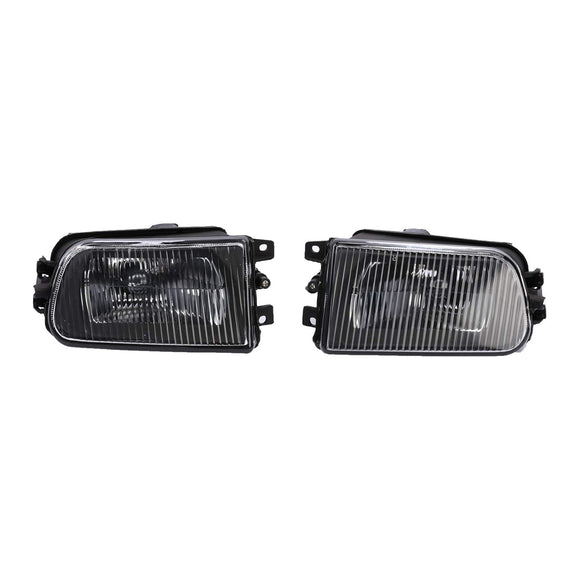 Pair Front Bumper Fog Light Lamps Without Bulbs For BMW E39 5-Serise 1995-1998