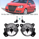 Pair Front Fog Light With Bulbs For VW Transporter T5 & Caravelle 2003-2010-4