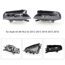 Par de faros antiniebla delanteros derechos con bombillas para Audi A3 8V Rs3 S3 2012-2016-9