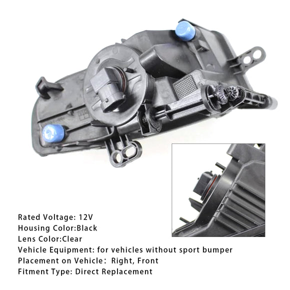 1 Uds. Lámparas de luz antiniebla delantera derecha con bombillas para Audi A3 8V Rs3 S3 2012-2016