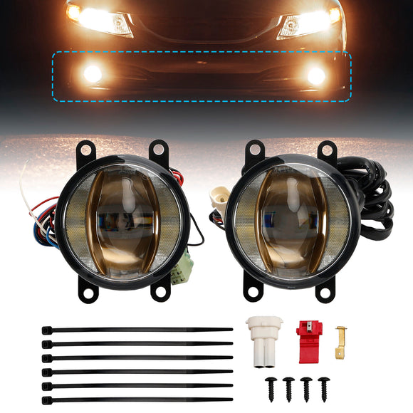 Autolicht Ledtiving FOG DRL Gold Edition 90MM 6000K für OSRAM