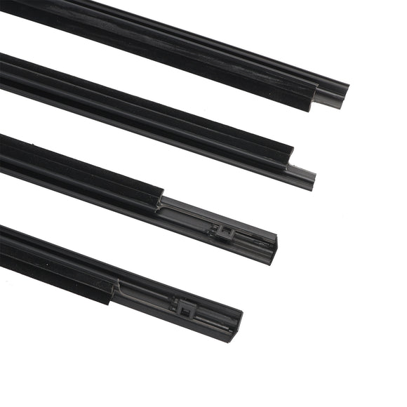 4PCS Window Weather Strip Seal Belt For Nissan X-trail 2001-2007