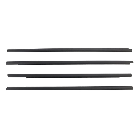 4PCS Window Weather Strip Seal Belt For Nissan X-trail 2001-2007