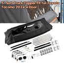 Toyota Tacoma 2024-2026 4-Door 5ft Soft Truck Topper Foldable Bed Cap-2