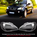 2 Stück klare Frontscheinwerfergläser für Mercedes-Benz ML-Klasse W163 2002–2005-3