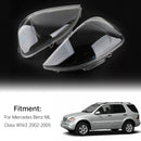 2 Stück klare Frontscheinwerfergläser für Mercedes-Benz ML-Klasse W163 2002–2005-5