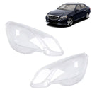 2 stuks transparante afdekkingen voor de koplampen van een Mercedes Benz E-Klasse W212 2009-2014-1