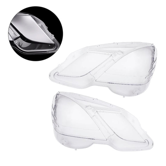 2 stuks transparante afdekkingen voor de koplampen van een Mercedes Benz E-Klasse W212 2009-2014