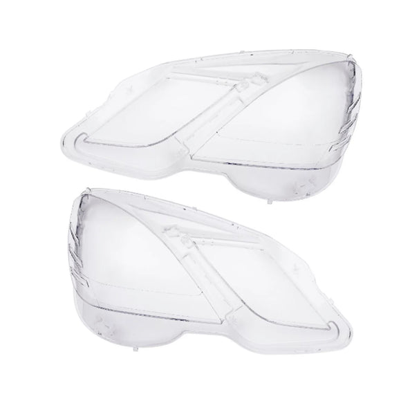 2 stuks transparante afdekkingen voor de koplampen van een Mercedes Benz E-Klasse W212 2009-2014