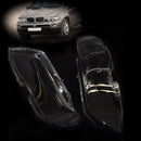 Cubierta transparente de cristal para faro delantero, 2 uds., para BMW X5 E53 2004-2006-3