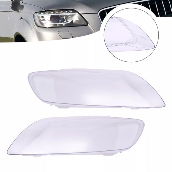 2 STUKS Koplamp Glas Clear Cover Voor Audi Q7 2006-2015