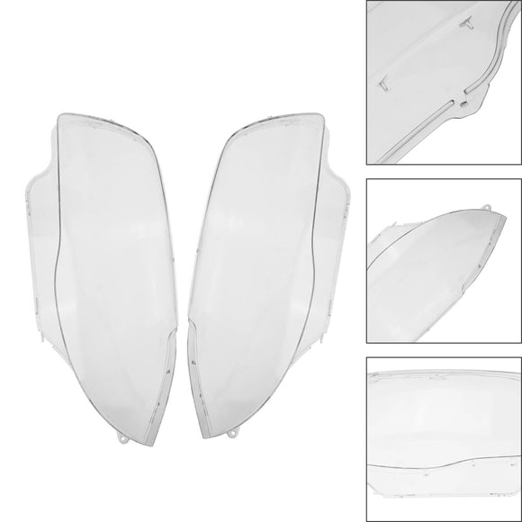 2PCS Frontscheinwerfer Glas Klare Abdeckung Für BMW 1er E81 E82 E87 E88 2003-2011