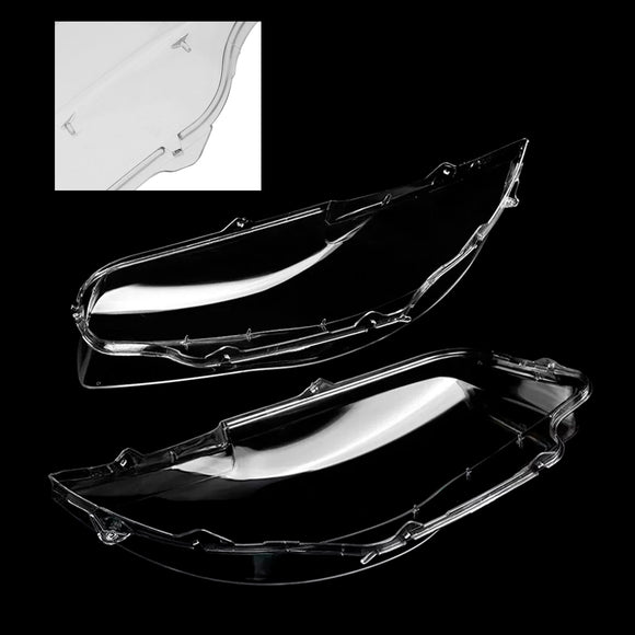 2PCS Frontscheinwerfer Glas Klare Abdeckung Für BMW 1er E81 E82 E87 E88 2003-2011