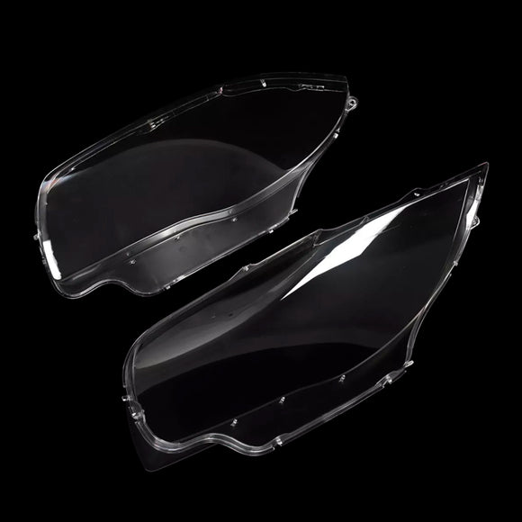 2PCS Frontscheinwerfer Glas Klare Abdeckung Für BMW 1er E81 E82 E87 E88 2003-2011