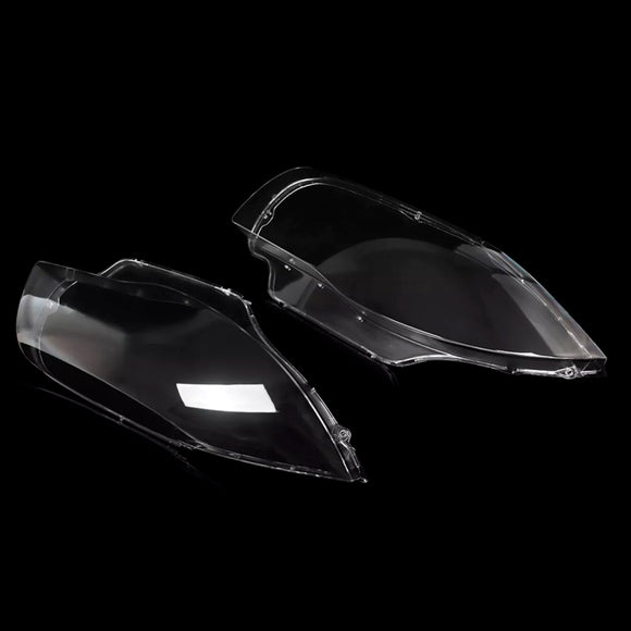 2PCS Frontscheinwerfer Glas Klare Abdeckung Für BMW 1er E81 E82 E87 E88 2003-2011