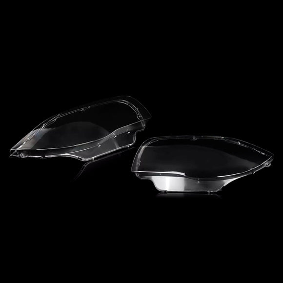 2PCS Frontscheinwerfer Glas Klare Abdeckung Für BMW 1er E81 E82 E87 E88 2003-2011