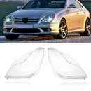 2 Stück klare Frontscheinwerferglasabdeckungen für Mercedes W219 CLS350 CLS500 2006-2011-1