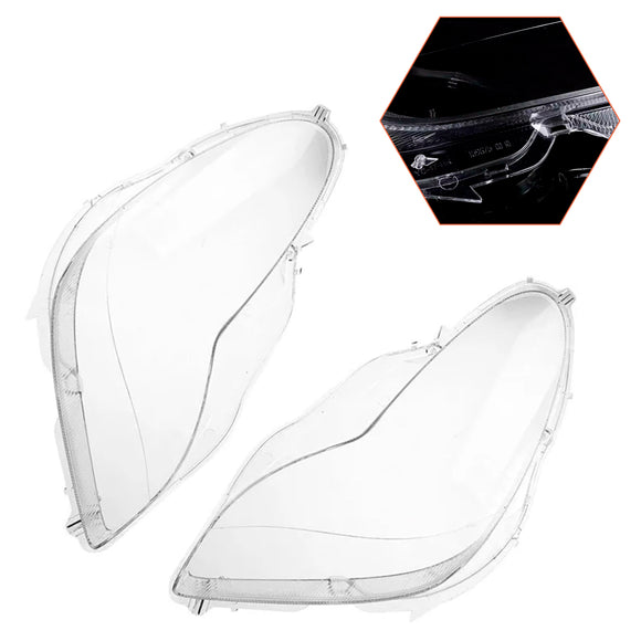 2 Stück klare Frontscheinwerferglasabdeckungen für Mercedes W219 CLS350 CLS500 2006-2011