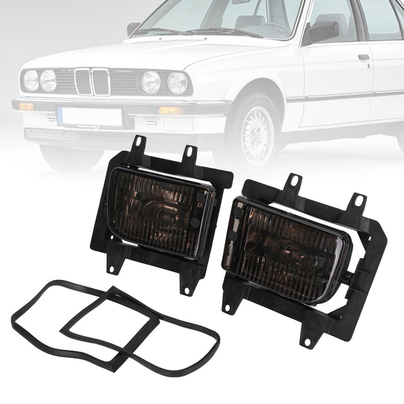 Par de luces antiniebla del parachoques delantero LH RH sin bombillas para BMW E30 Serie 3 1985-1993