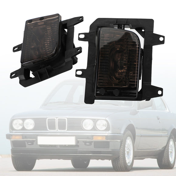 Par de luces antiniebla del parachoques delantero LH RH sin bombillas para BMW E30 Serie 3 1985-1993