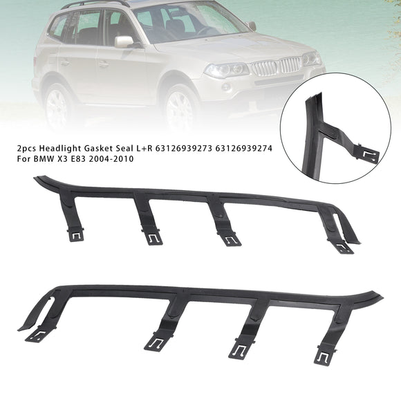2 uds junta de faro L + R 63126939273 63126939274 para BMW X3 E83 04-10
