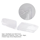 2pcs Headlight Lens Shell Cover Clear For Jeep Grand Cherokee 2011-2013-4