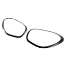 2 uds. Anillo ornamental de faros delanteros negros brillantes para Mini Cooper Countryman R60-14