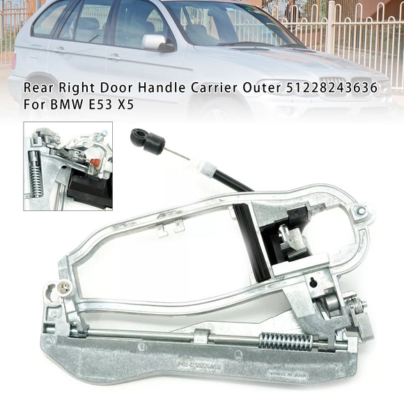Türgriffträger hinten rechts außen 51228243636 für BMW E53 X5