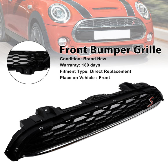 Grade dianteira preta 51137335528 da grade da malha cabe mini cooper f55 f56 f57 2014-2021