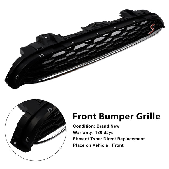 Grade dianteira preta 51137335528 da grade da malha cabe mini cooper f55 f56 f57 2014-2021