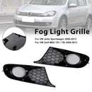 2PCS Fog Light Cover Grille Grill 5K0853666 Fit VW MK6 Golf Jetta 2009-2013-2
