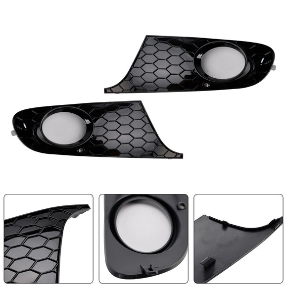 2PCS Fog Light Cover Grille Grill 5K0853666 Fit VW MK6 Golf Jetta 2009-2013